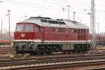 232 158 der LEG f�hrt zum Tanken in Angerm�nde am ...