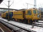 Leonhard Weiss Gleisbaufahrzeug 88521 (Universalstopfmaschine Unimat 09-475/4S Y) im Hbf GP ('hintere Seite')