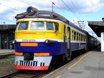 ER2M 60509 am 17.05.2016 um 16:57 Uhr kurz vor der Abfahrt nach Jelgave in Riga.