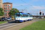 Riga SL 10 (Tatra-Tw 30776) 11. Novembra Krastmala am 29. Mai 2013.