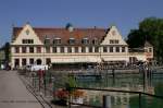 Bahnhof Lindau, Ansicht von der Seepromenade. Anfang Juli 2010 kHds ...