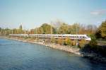 Eine doppelte ICE-TD-Garnitur als ICE 95 von Z�rich nach M�nchen ...