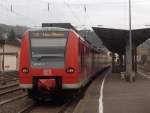 linzrhein 425 097 3 inj Linz am Rhein als RE 8 
zu ihm geh�rt noch ein 425er der im nachher folgenden Bild zu sehen ist

Da auch der Grund warum der Zug in Linz endete