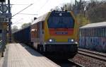 Am 17.04.10 zieht die Locon 401 einen Gz durch Burgkemnitz ... Am 17.04.10 zieht die Locon 401 einen Gz durch Burgkemnitz ...