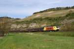 ES 64 F4 - 206 (Locon) mit G�terzug bei Himmelstadt ...