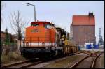 Locon 212 (293 503-9) vor dem Nordhafen Stralsund. am ...