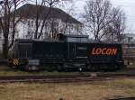 LOCON-217 am 21.November 2010 auf der Ladestra�e in Bergen/R�gen.  ...