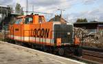 Locons V100 / 213 am 7.9.2011 in Bernau bei Berlin ...