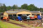 Am 08.05. waren die diesj�hrigen Maschinenhaustage bei den Osts�chsischen Eisenbahnfreunden ...