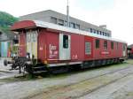 Losch- und Rettungszuge SBB - Hilfswagen Xas 80 85 98 26 101-0 im Depotareal in Olten am 08.05.2010