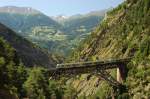 Am 25. Juli 2009 fuhren zwei Triebz�ge der BLS Baureihe ...