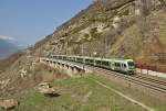 BLS RABe535 116 + twin unit run as RE3261 L�tschberger  ...