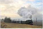 lokalbahn-ferlach-weizelsdorf Dampflok 88.103 mit einem Krampuszug von Weizelsdorf nach Ferlach. N�he Dornach, 28.11.2009.