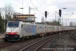 186 102 (Railpool / Lokomotion) f�hrt am 27. M�rz 2010 ...