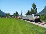 186-105 und 186-110 am 5.06.2010 bei Niederaudorf  ...