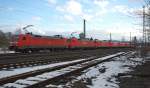 Dieser Lokzug bestehend aus 152 170-7, 152 052-7, 152 100-4, ...