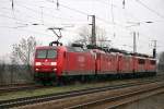 Lz mit Zuglok 145 ...  Ralf Baade 07.02.2011