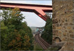 Ein neuer Bahnhof für Luxemburg -

Blick auf den neu erbauten Bahnhof Pfaffenthal-Kirchberg in der Stadt Luxemburg nahe der Pont Grande-Duchesse Charlotte. Leider war am Tag der Aufnahme kein Zugbetrieb auf dieser Strecke.

07.10.2017 (M)