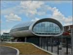 Der neue Bahnhof Belval-Université nimmt langsam Gestalt an. 06.08.10 (Hans)