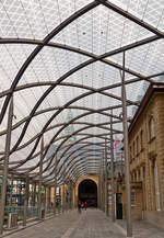 . 100 Joer Gare Lëtzebuerg - Ein Bogen im Hauptgebäude des Bahnhofs von Luxemburg Stadt wurde geöffnet, um einen direkten Zugang zu der neuen Halle zu ermöglichen. 23.09.2012 (Jeanny)