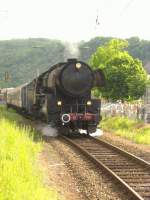 Noch einmal im Mai 2006, hier die Ausfahrt aus Saarburg.Die 5519 vor ihrer Revision in Meiningen.