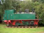 Hanomag Dampflok, ex ARBED 020T Nr. 21, steht als Denkmal in Esch/Alzette (31.07.2005)