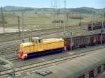 Luxemburg, Belval-Usines, Lok 17 (heute 307) von MaK (Achsfolge BB, Fabriknummer 800160, Typ G 850 BB,  Leistung 626 kW).