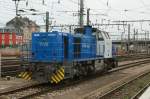 CFL Diesellok 1105 wartet in Luxemburg HB auf neue Aufgaben.