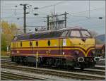 Die 1805 hat am 06.11.09 einen leeren Gterzug nach Ettelbrck gebracht und setzt nun um. (Hans)  