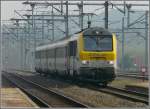 Ein etwas verspteter IR Luxemburg-Liers fotografiert am Abend des 13.04.09 bei der Einfahrt in den Bahnhof von Gouvy.