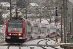 Die CFL 4006 fhrt am 31.01.2019 mit dem RE 459 Troisvierges-Luxembourg in den Bahnhof von Wilwerwiltz ein. (Jeanny) 