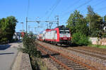 CFL 4009 fährt als RE durch Schieren auf dem Weg nach Rodange.