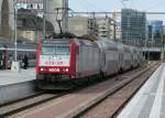 E-Lok 4009 mit Dostos luft am Nachmittag des 23.09.07, aus Wiltz kommend, im Bahnhof Luxemburg ein.