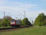 Am 17.4.14 schoss die CFL4005 über die Rheinbahn in Richtung Karlsruhe.
