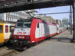 Eine Baureihe 4000 (4016) steht mit einem RE (Doppelstock) nach Troisvierges in Luxembourg am Glesende.