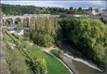 Hoch über der Alzette -    Vier große Bahnviadukte gibt es im Stadtgebiet von Luxemburg.