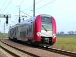 Luxemburg, RB (Regio Bahn) auf der Linie 70 a von Athus (Belgien) nach Luxemburg, CFL 2211 (eine Coradia Duplex) zwischen Bascharage und Schouweiler. 05.03.2013