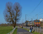 CFL 2006 kommt im Doppelpack aus Richtung Mersch und bedient alle Bahnhöfe auf der Strecke Diekirch Luxemburg, der nächste Halt ist Lintgen.