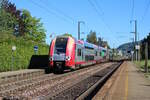CFL 2223 verlässt als RB von Diekirch nach Luxembourg Ville den Haltepunkt Walferdange.