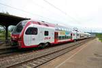 CFL Stadler Kiss 2303 und DB Regio Stadler Flirt3 429 xxx am 28.04.18 in Ehrang