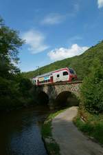 CFL Kiss 2301 war am 21.5.2018 als RE 3791 auf dem Weg von Troisvierges nach Luxemburg.