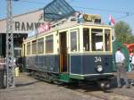 Dieser alte Straßenbahnwagen war am 23.09.07 zum Luxembourg Classic Transport Day beim  Tramsmusée  in Hollerich ausgestellt.
