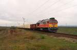 M62 M62 329 mit G�terzug bei F�zeabony (13.10.2009)