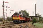 M62 M62 314 mit G�terzug in Bodajk (14.10.2009)
