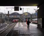 Gleis 5a in Mainz Hbf; 03.02.2010  ...
