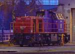 MaK G 1000 BB DH50 der HGK , abgestellt im BW Br�hl Vochem am 6.2.2010