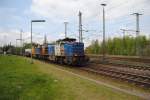 Mak 1700 BB, und eine Schwesterlok in Lehrte am 27.04.10 ...