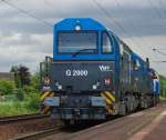 MaK G 2000 BB ... und nochmal ein Nachschuss auf den MAK Lokzug damit man auch was von einer der G200 was sieht :) Aufgenommen am 06.07.2010 in Radbruch.