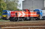 MaK DE 1002 LokNr DE71, sowie 2 Vossloh/MaK G 2000 ...
