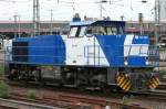 Die 500 1836 der WLS steht Lz in D�sseldorf HBF ...